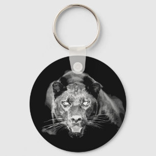 Porte-clés Porte - clé des voitures de chats Jaguar Noir sauv
