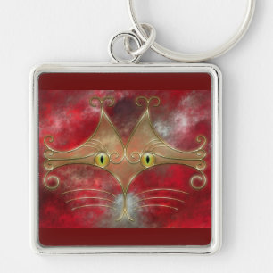 Porte-clés Porte - clé des yeux de chat