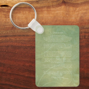 Porte-clés Porte - clé Desiderata