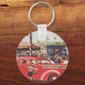 Porte-clés porte - clé desoto des années 1940 (Recto)