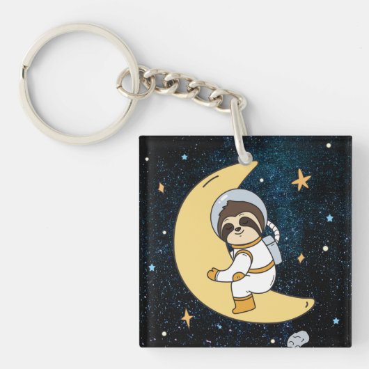 Porte-clés Porte - clé d'espace mignon (Devant)