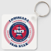 Porte-clés Porte - clé d'État de Louisiane (Dos)