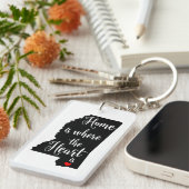 Porte-clés Porte - clé d'état du Mississippi (Devant droit)