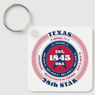 Porte-clés Porte - clé d'État du Texas