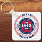 Porte-clés Porte - clé d'État du Texas (Recto)