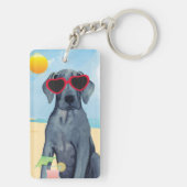 Porte-clés Porte - clé d'été Great Dane (Dos)