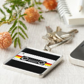 Porte-clés Porte - clé d'étiquette d'enregistreur à cassettes (Côté)