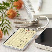 Porte-clés Porte - clé d'étiquette d'orteil (Devant droit)