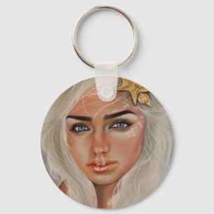 Porte-clés Porte - clé d'étoiles de mer de sirène
