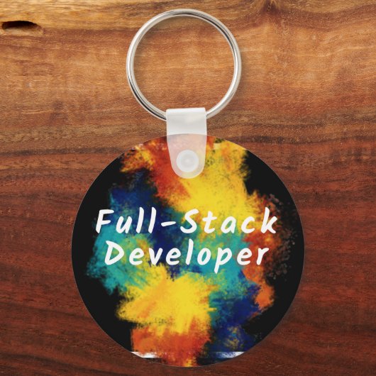 Porte-clés Porte - clé développeur FullStack (Verso)