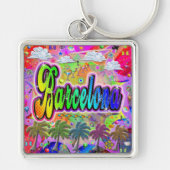 Porte-clés Porte - clé d'Express de Barcelone Vista (Devant)