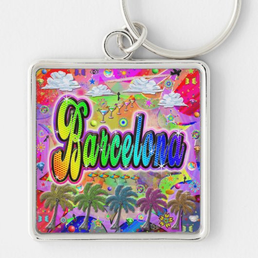 Porte-clés Porte - clé d'Express de Barcelone Vista (Devant)
