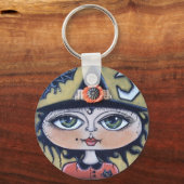 Porte-clés Porte - clé d'Halloween Luna Witch (Recto)