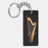 Porte-clés Porte - clé d'harpe de pédale (Devant gauche)