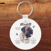 Porte-clés Porte - clé d'histoire de Apricot Mastiff (Recto)