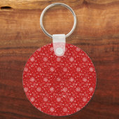 Porte-clés Porte - clé d'hiver rouge (Recto)