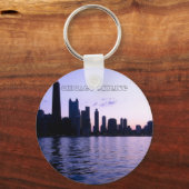 Porte-clés Porte - clé d'horizon de Chicago (Recto)