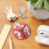 Porte-clés Porte - clé Dice With Question Marques