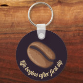 Porte-clés Porte - clé d'icône de café (Recto)