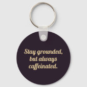 Porte-clés Porte - clé d'icône de café (Verso)