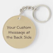 Porte-clés Porte - clé d'icône de coupe d'ail (Dos)