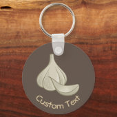 Porte-clés Porte - clé d'icône de coupe d'ail (Recto)