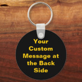 Porte-clés Porte - clé d'icônes de risque biologique (Verso)