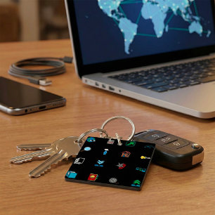 Porte-clés Porte - clé d'icônes Web
