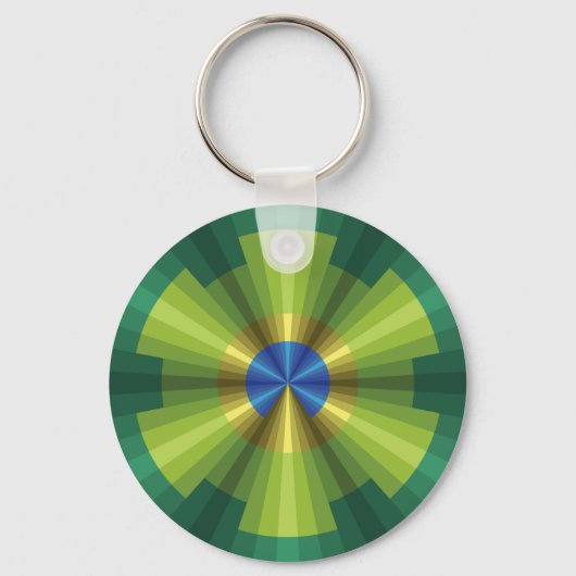 Porte-clés Porte - clé d'illusion Peacock (Recto)