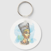 Porte-clés Porte - clé d'illustration Nefertiti (Verso)