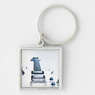 Porte-clés Porte - clé d'image de guitare