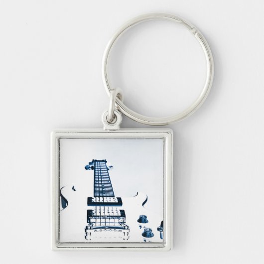 Porte-clés Porte - clé d'image de guitare (Devant)