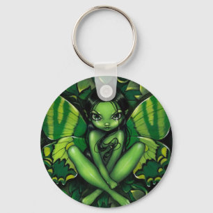 Porte-clés Porte - clé "d'imaginaire vert de papillon"
