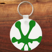Porte-clés Porte - clé d'impression de grenouille (Recto)