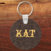 Porte-clés Porte - clé d'impression en cuir de l'outil Wester (Recto)