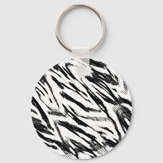 Porte-clés Porte - clé d'impression Zebra (Recto)