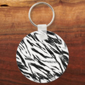 Porte-clés Porte - clé d'impression Zebra (Recto)