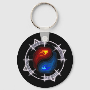 Porte-clés Porte - clé d'incendie, de glace et d'arcane