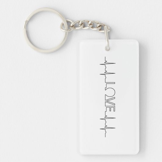 Porte-clés Porte - clé d'infirmière d'ECG (Devant)