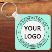 Porte-clés Porte - clé d'informations sur le nom du logo d'en (Recto)