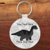 Porte-clés Porte - clé Dino noir (Recto)