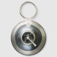Porte - clé d'interrupteur moteur à vapeur antique