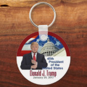 Porte-clés PORTE - CLÉ d'investiture TRUMP (Recto)