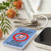 Porte-clés Porte - clé directif avancé, aucun sang (Devant droit)