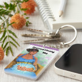 Porte-clés Porte - clé Distinctivement moi (Devant droit)