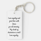 Porte-clés Porte - clé Distinctivement moi (Dos)