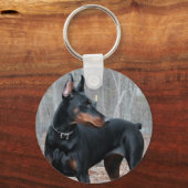 Porte-clés Porte - clé Doberman classique (Recto)