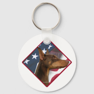 Porte-clés Porte - clé Doberman Pinscher
