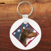 Porte-clés Porte - clé Doberman Pinscher (Recto)