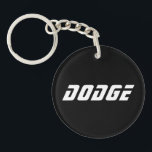 Porte-clés Porte - clé - Dodge<br><div class="desc">Faites votre propre article automatique fait sur commande. Ajoutez votre propres texte,  images,  type de texte fait sur commande des couleurs etc. |,  ajoutez facilement votre propre texte.</div>